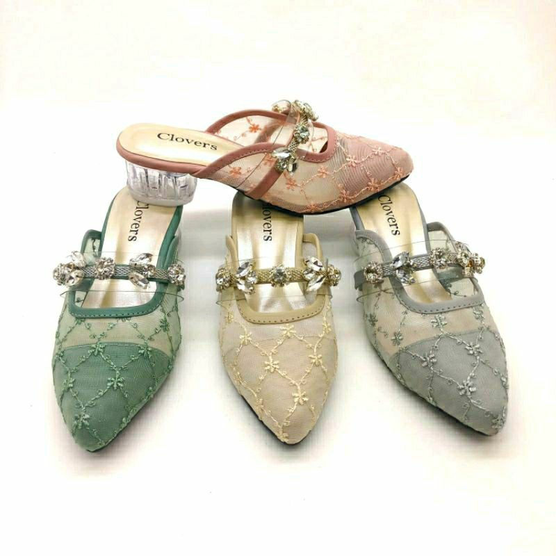 sendal pesta anak/sendal hak kaca anak/sendal formil anak/high heel anak /sendal anak wanita