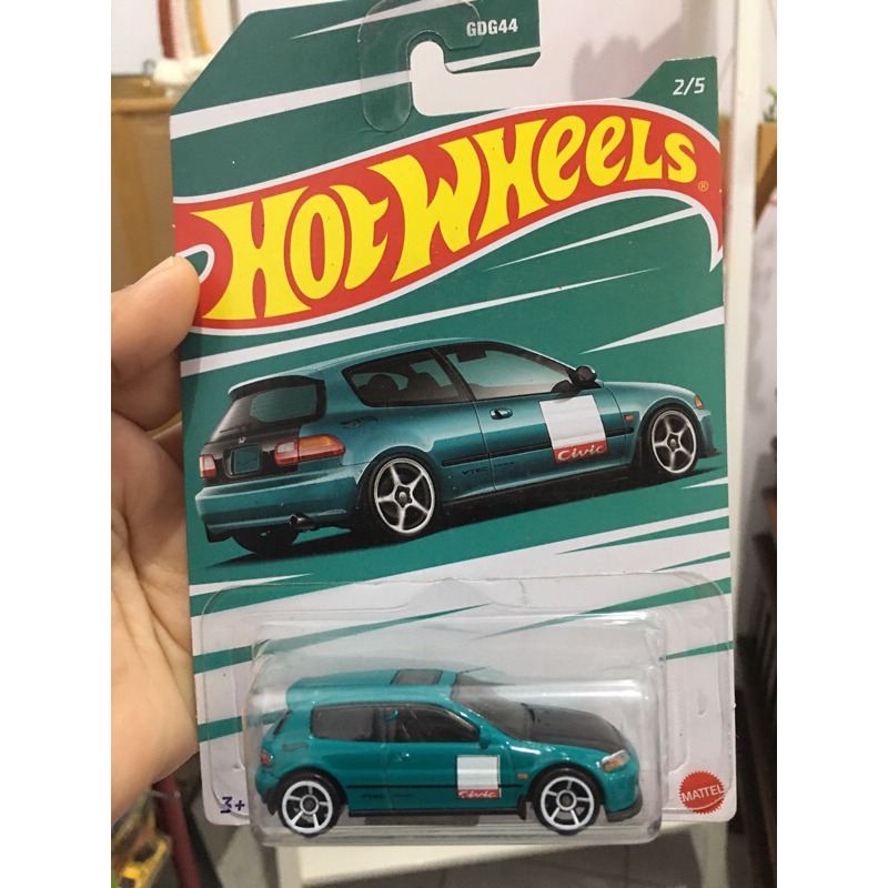 Hotwheels Civic EG hijau