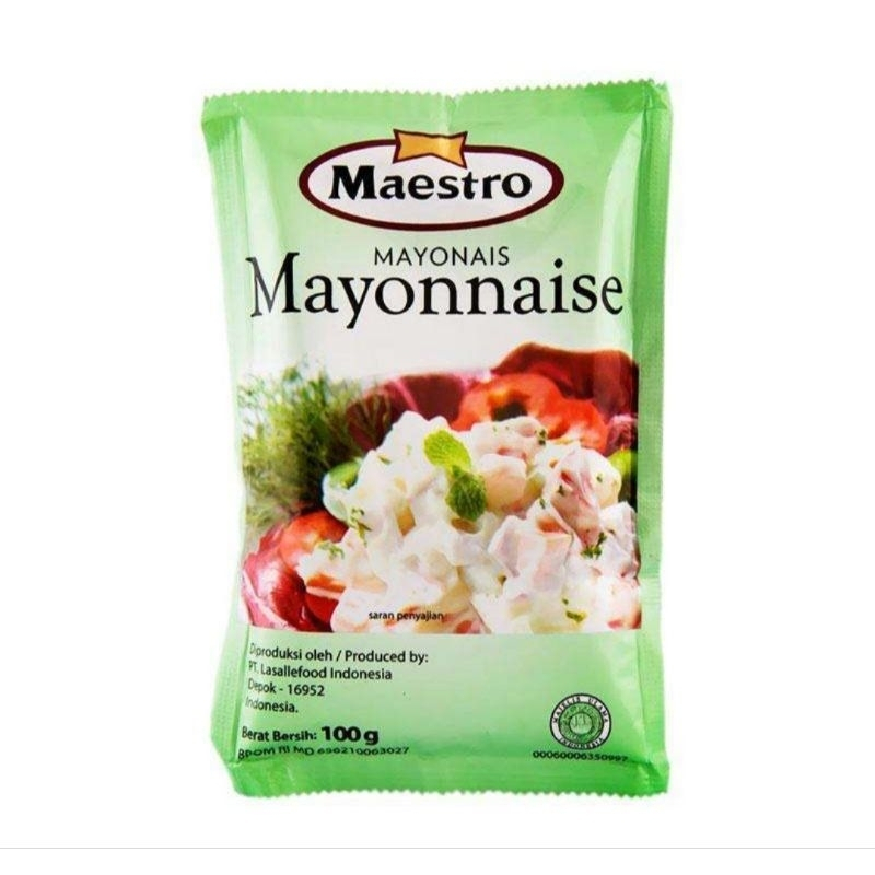 

Maestro Mayonaise Kemasan Sachet kecil isi 100gr