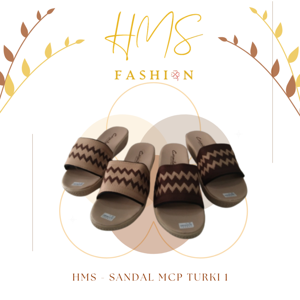 HMS - Sandal MCP TURKI 1 | Sandal Tinggi Wanita | Sandal Wedges | Sandal Wanita Murah | Sandal Tasik