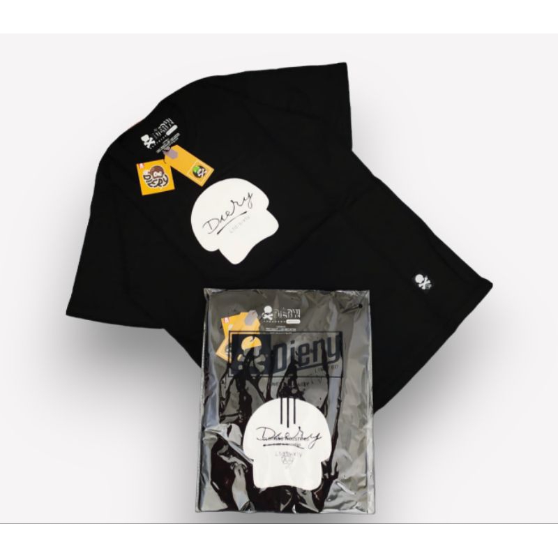 Diery T-Shirt Premium Baju Distro Dewasa Kaos Distro Pria Wanita Motif