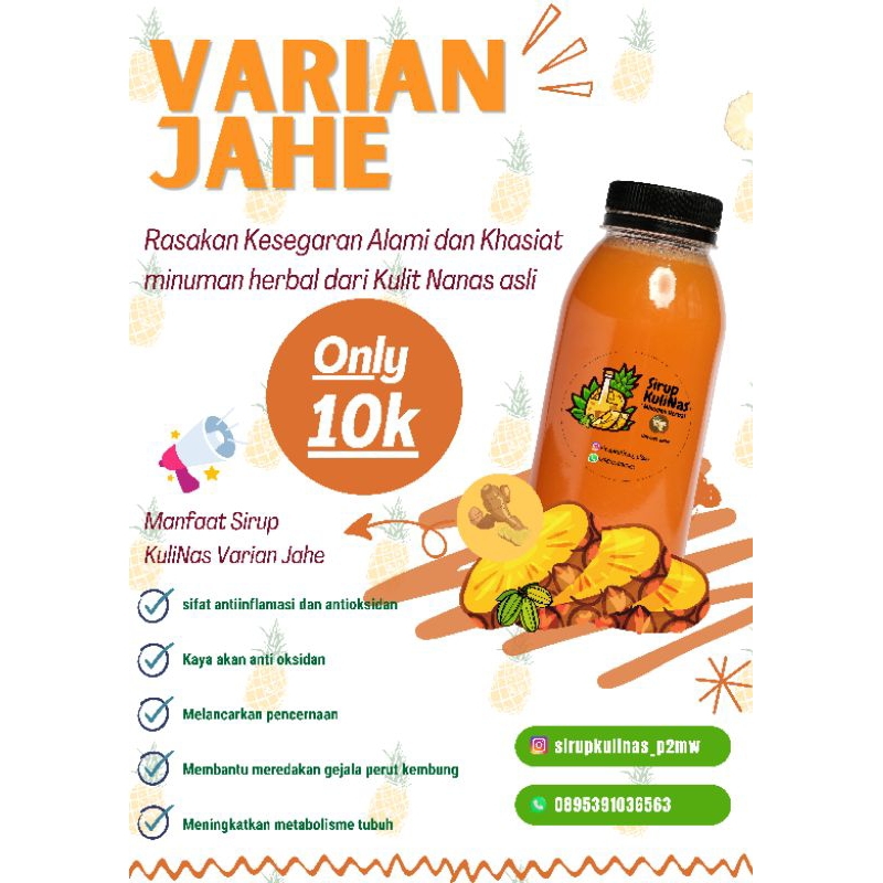 

Sirup KuliNas Varian Jahe