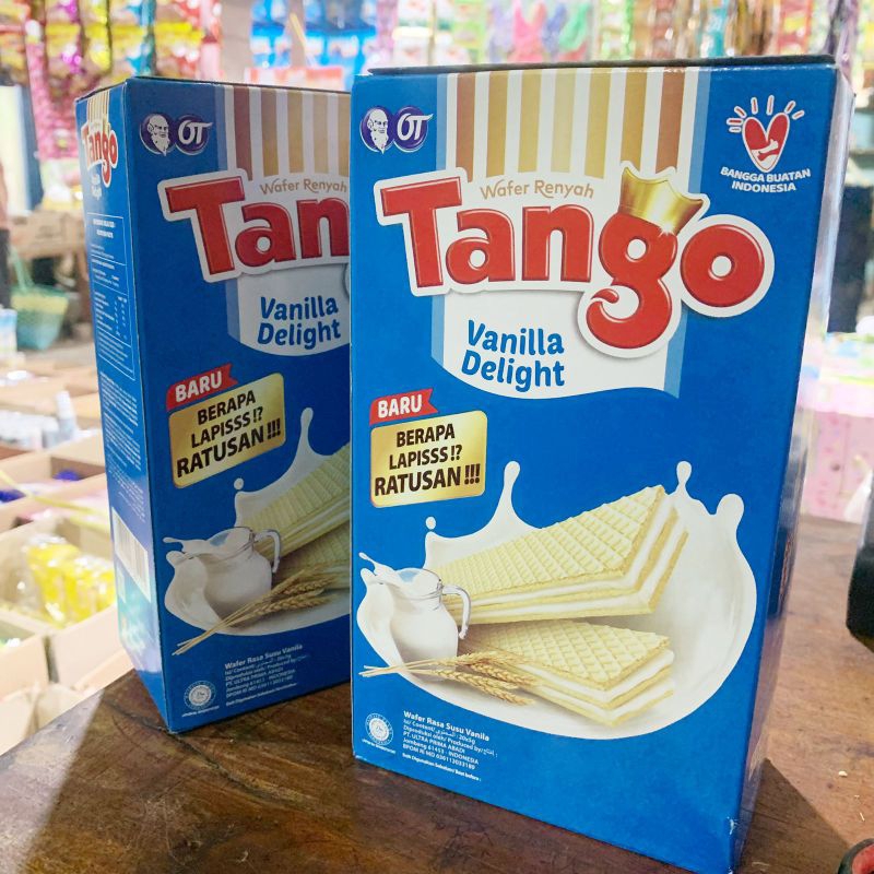 

TANGO VANILLA DELIGHT / WAFER RASA SUSU VANILA / 1 KOTAK ISI 20pcsx5gr