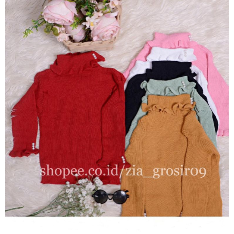 Baju anak perempuan atasan rajut anak perempuan model korea
