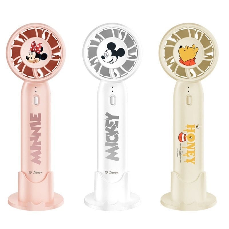 Handheld Mini Fan Disney USB Chargeable Portable Handy Fan