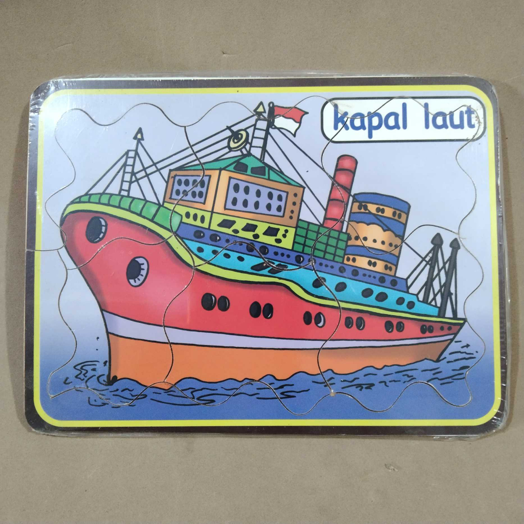 PUZZLE KAPAL LAUT-Alat permainan edukasi anak