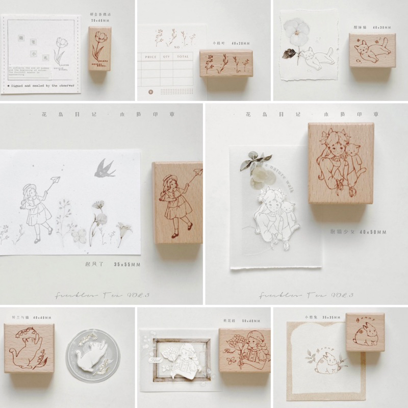 

[Set] Freckles Tea Vol.3 Rubber Stamp