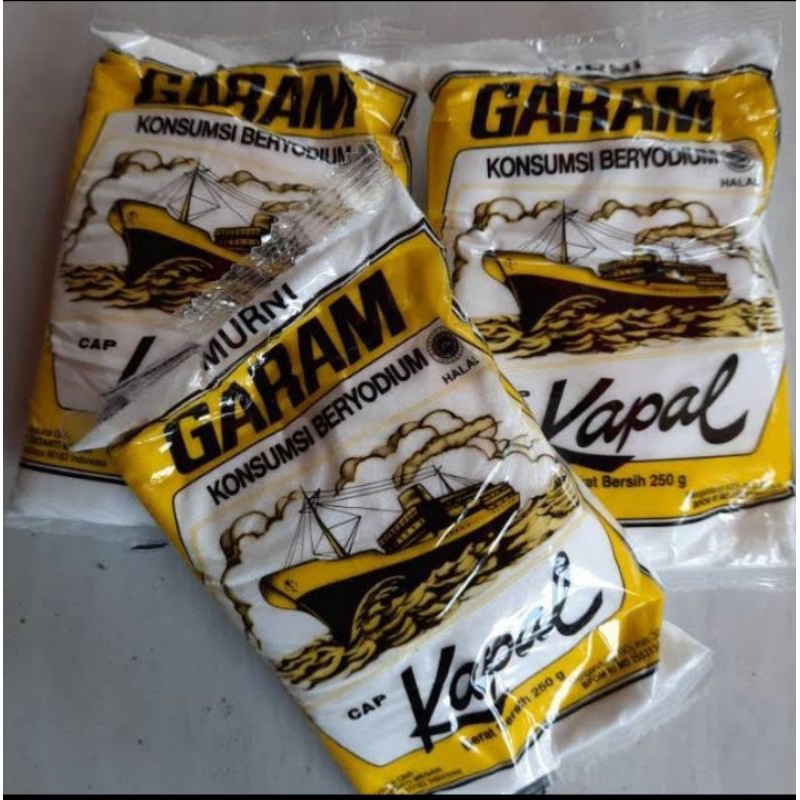 

Garam halus Cap Kapal 250gr