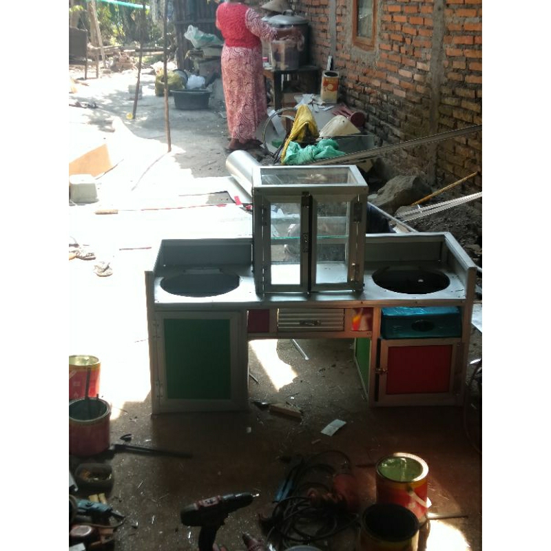 Grobak pentol keliling,Grobak motor,rombong bakso,Grobak siomqy