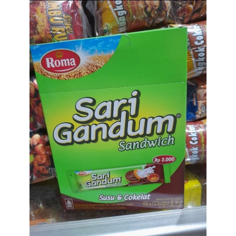 

Sari gandum 1 box isi 12pcs