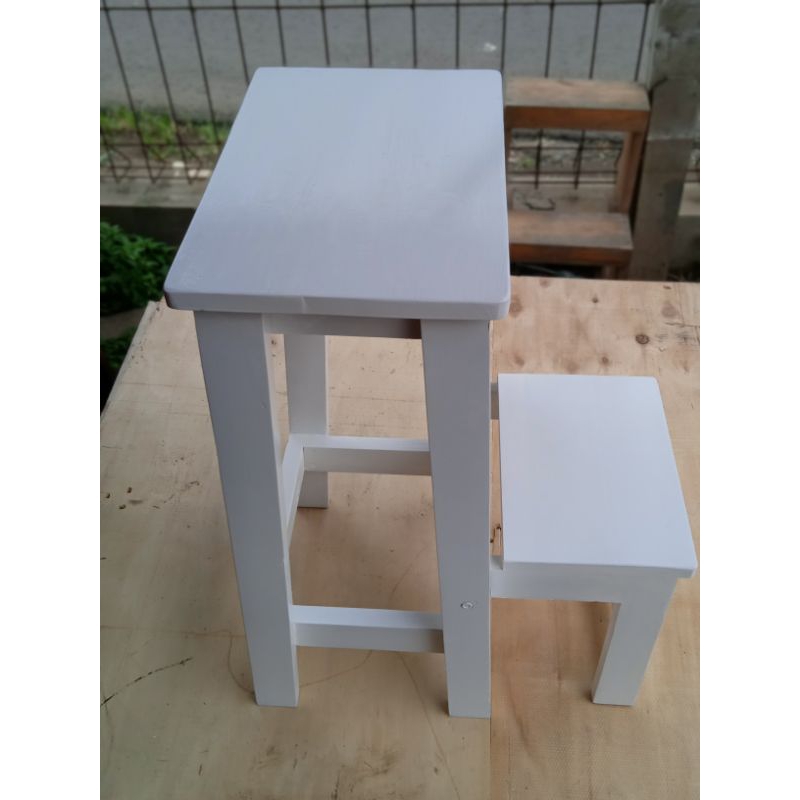 Kursi tangga lipat kayu/Bangku tangga lipat tangga murah