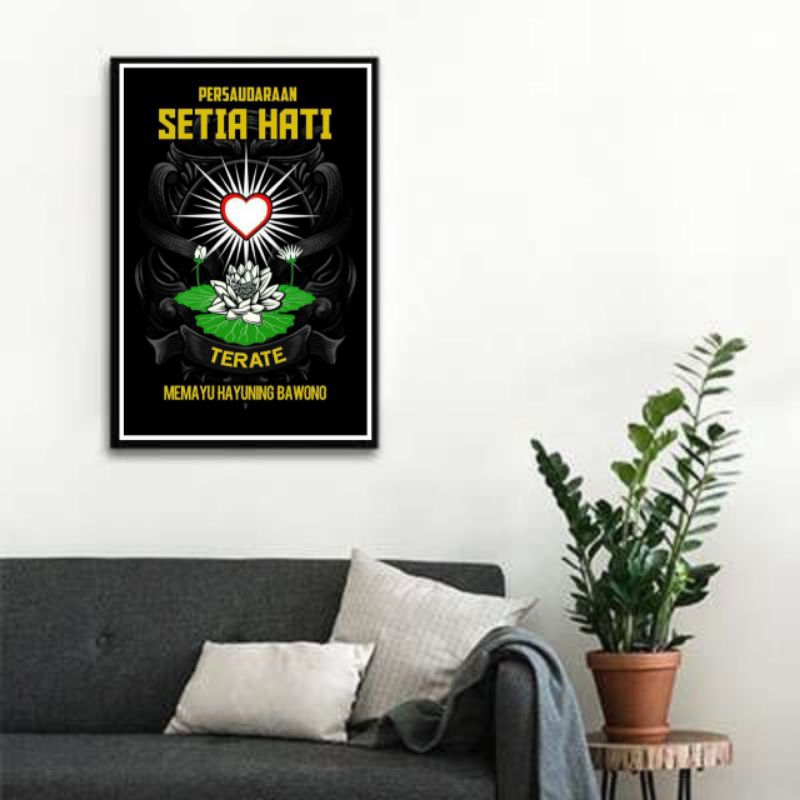 hiasan dinding psht pigura psht waldekor psht