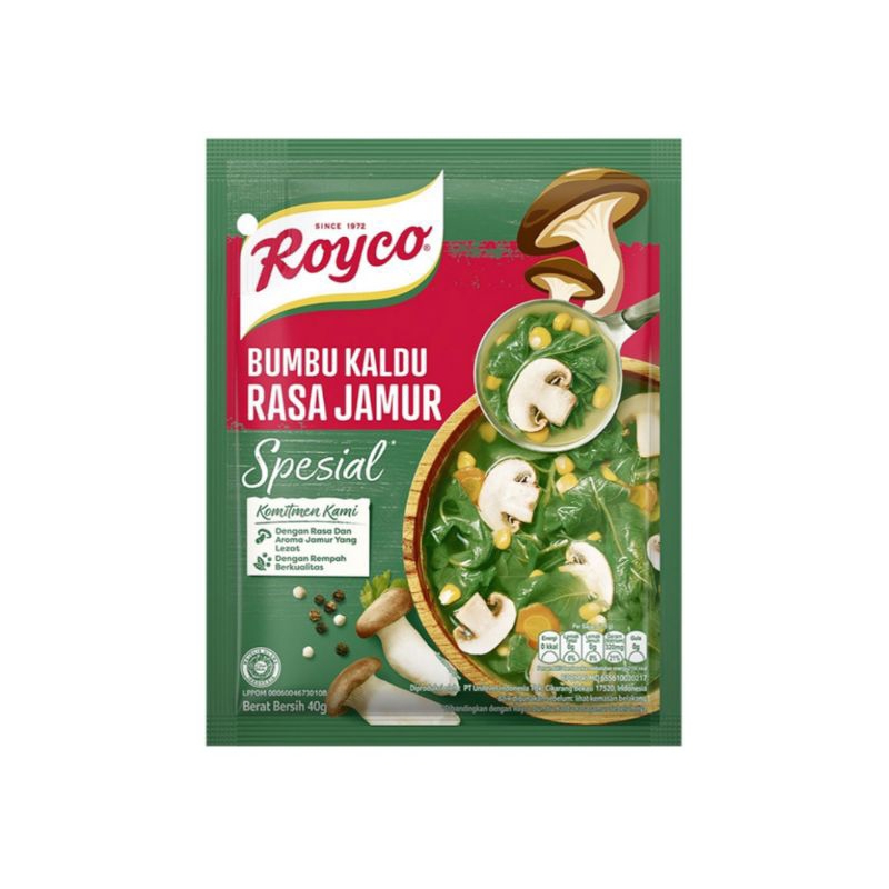 

Royco Kaldu Rasa Jamur 40gr / Penyedap Rasa