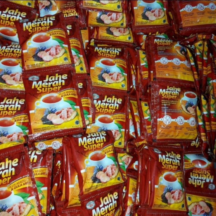 

Jahe Merah Super Ratu Lebah plus Madu dan Gula Aren isi 12 sachet