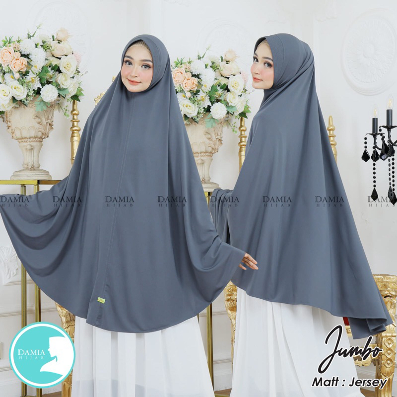 Khimar Jersey Jumbo | Hijab Syar'i Premium