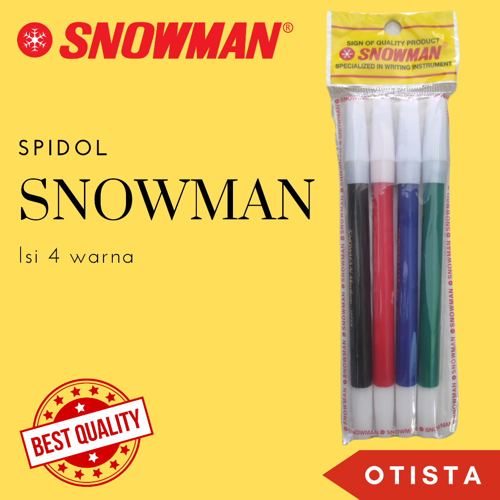 

Spidol Snowman Set 4/ Spidol Snowman 4 Warna