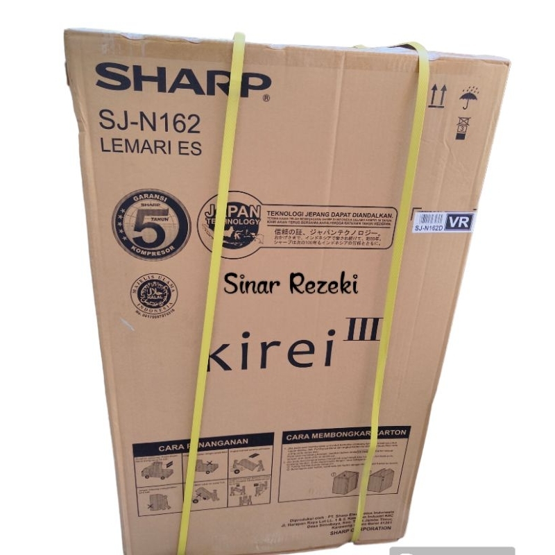 1 buah Kulkas sharp SJ-N162D/kulkas 1 pintu/kulkas sharp/lemari es sharp KIREI III