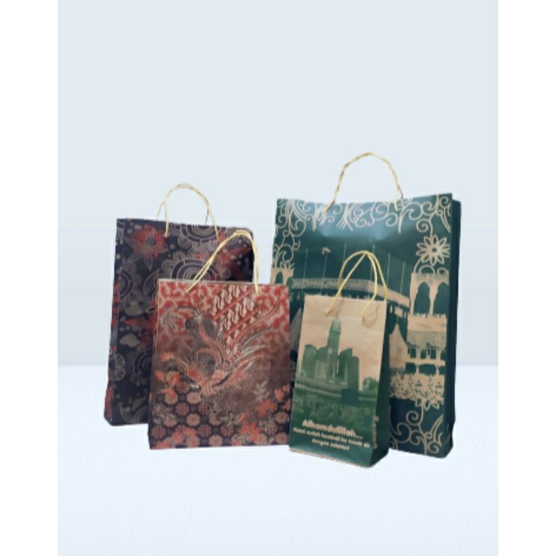 

Paper Bag Batik/Gift Oleh-oleh Haji&Umroh