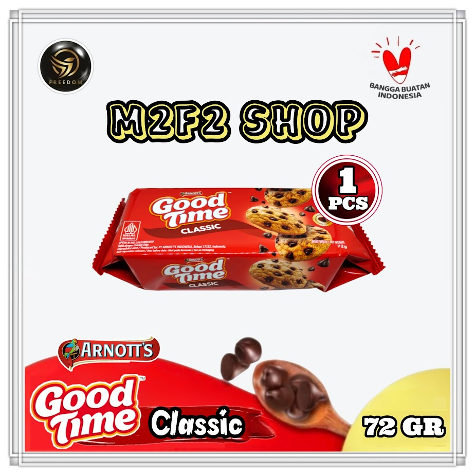

Good Time Classic Cookies | Kukis Cokelat Original - 72 gr (Kemasan Satuan)