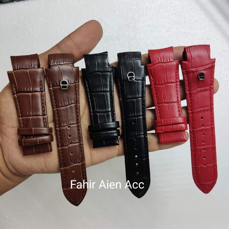 TALI JAM KULIT AIGNER PALERMO LEATHER STRAP WATCH TALIJAM