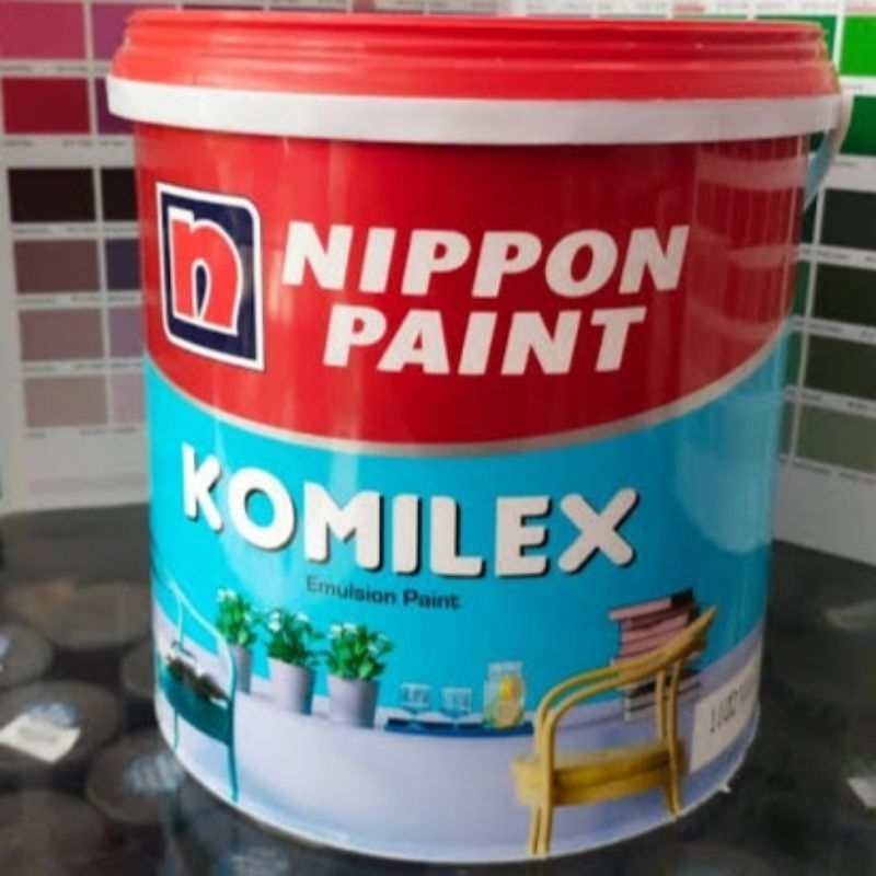 Cat tembok / cat air KOMILEX nippon paint isi 4.5 kg