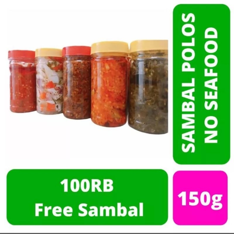 

Sambal Bawang / Sambal Korek / Sambal Matah / Sambal Terasi / Sambal Idjo 150 Gram Dapoer Romantis