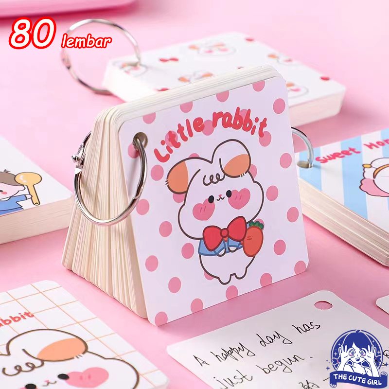 

buku note/Buku Mini Ring/notebook mini/scrapbook mini/buku catatan siswa/sticky notes -Stazionario