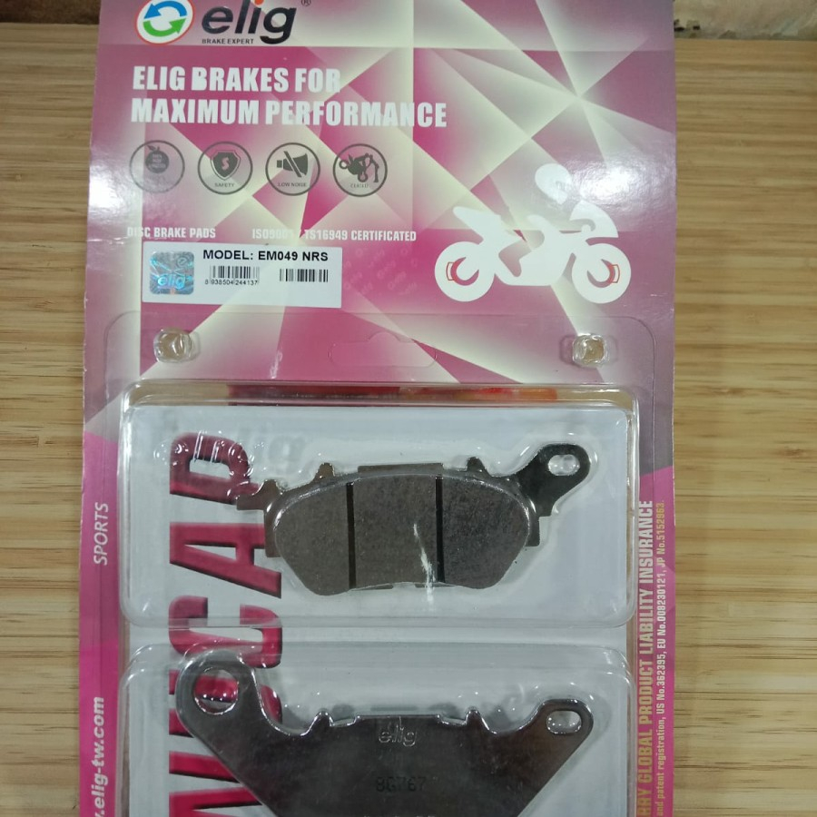 kampas rem depan yamaha xeon gt125 blk nmax