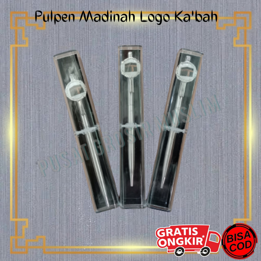

Pulpen Logo Kabah Stainles Pulpen Madinah Asli Termurah
