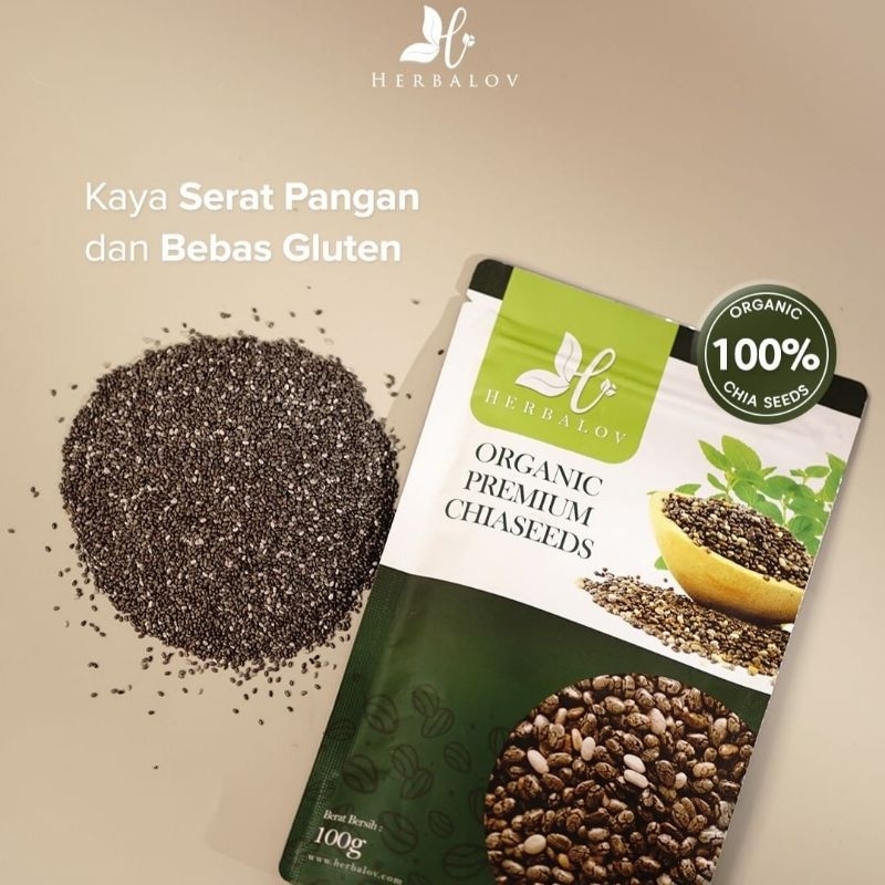 

Organic Premium Chiaseeds by Herbalov