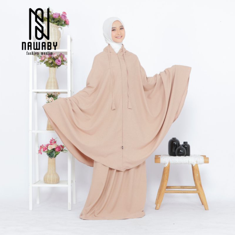 NAWABY - Mukena Traveling Zunaira 2in1 Katun Premium