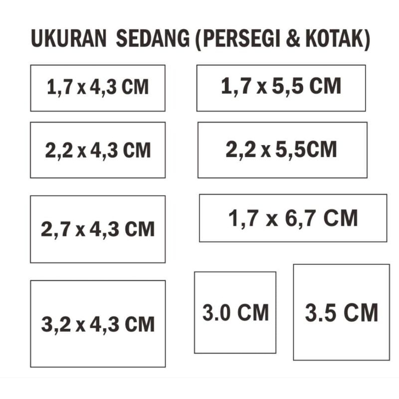 

Stempel warna Custom desain suka suka.