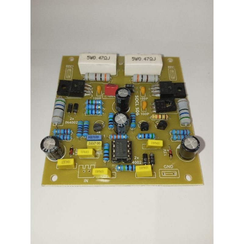 SOCL 506 KOMPONEN BAGUS BERKUALITAS kit driver power amplifier socl 506 super ocl 506
