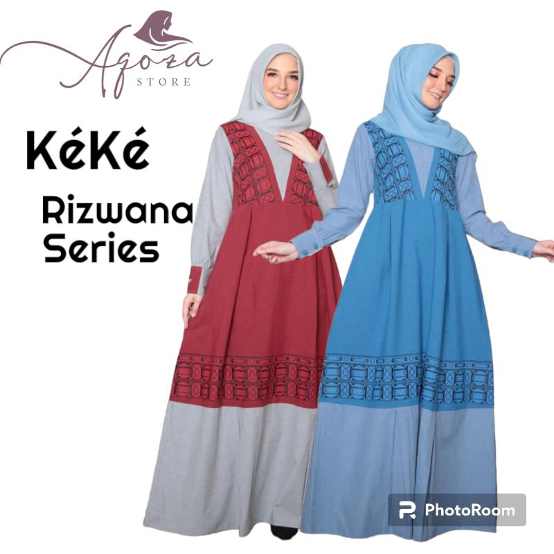 Rizwana Series by Keke | Gamis Keke | Gamis Premium | Gamis Diskon | Gamis Promo | Gamis FLASH SALE 