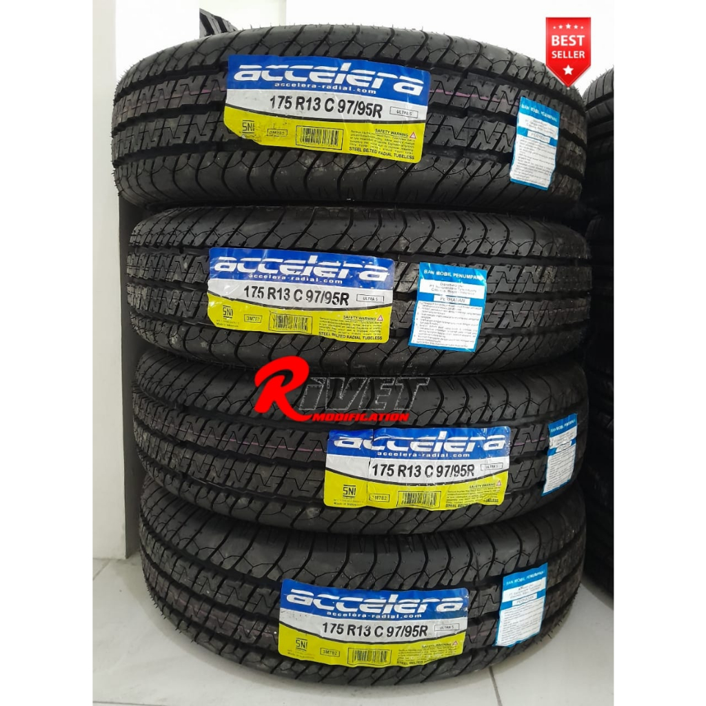 BAN MOBIL MUATAN R13 175 ACCELERA ULTRA 5 BAN MOBIL TUBELESS R13