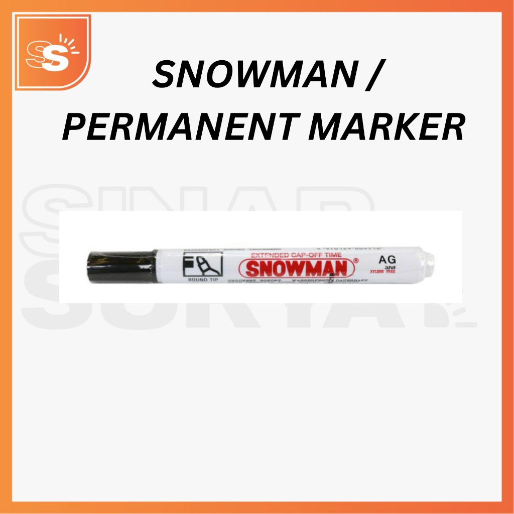 

SPIDOL PERMANENT SNOWMAN AG-12/SNOWMAN PERMANENT MARKER AG12