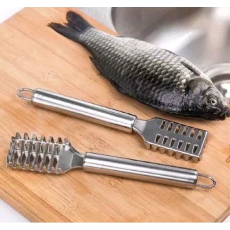 Alat pembersih pengupas sisik ikan stainless - Peeler Sisik Ikan / pembersih sisik ikan stainless cf