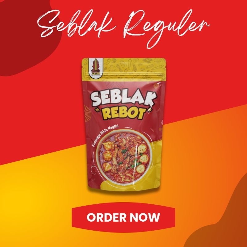 

[REGULER] Seblak Rebot Instan Pedas Gurih!