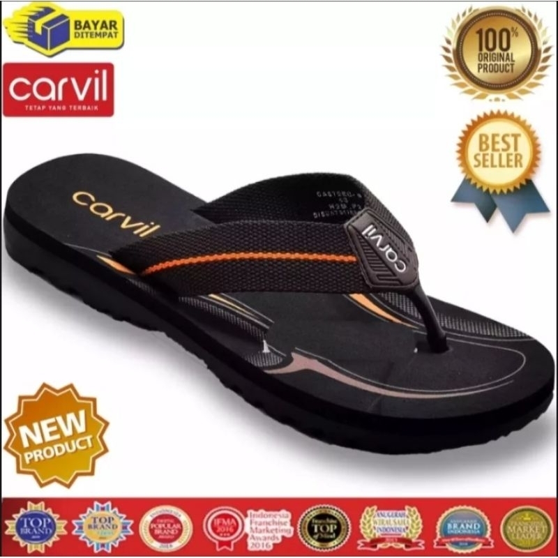 PROMO SENDAL CARVIL/SANDAL JEPIT CARVIL PRIA UK 33-43 BISA BAYAR DITEMPAT/COD