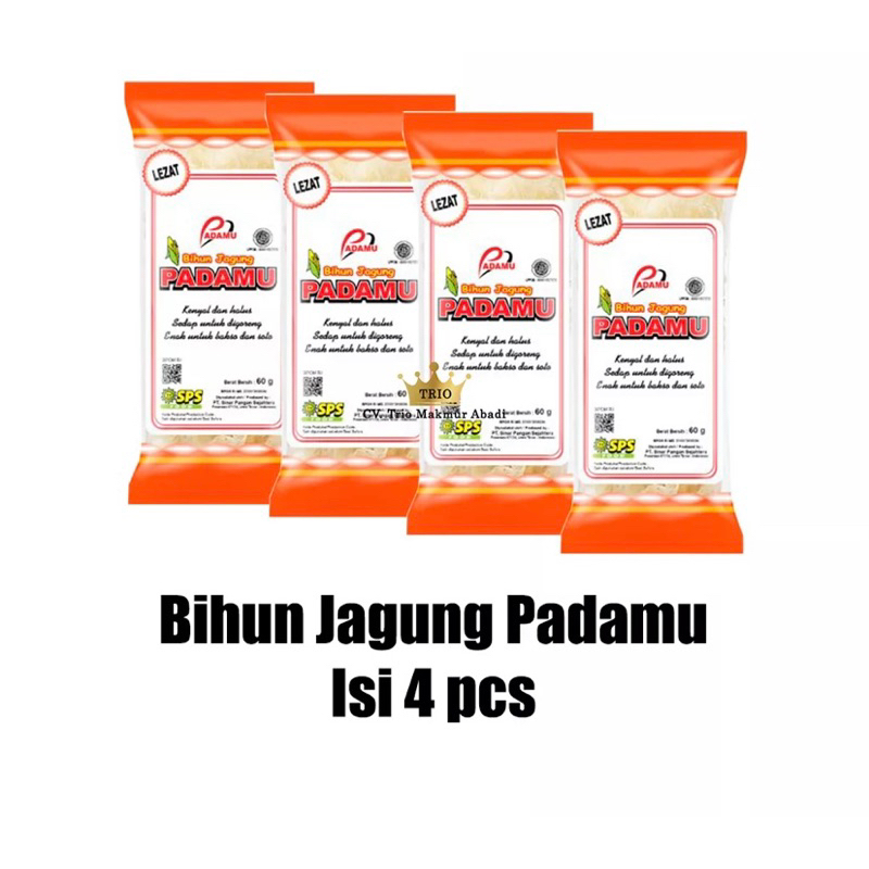 

MIE BIHUN JAGUNG PADAMU ISI 4pcs