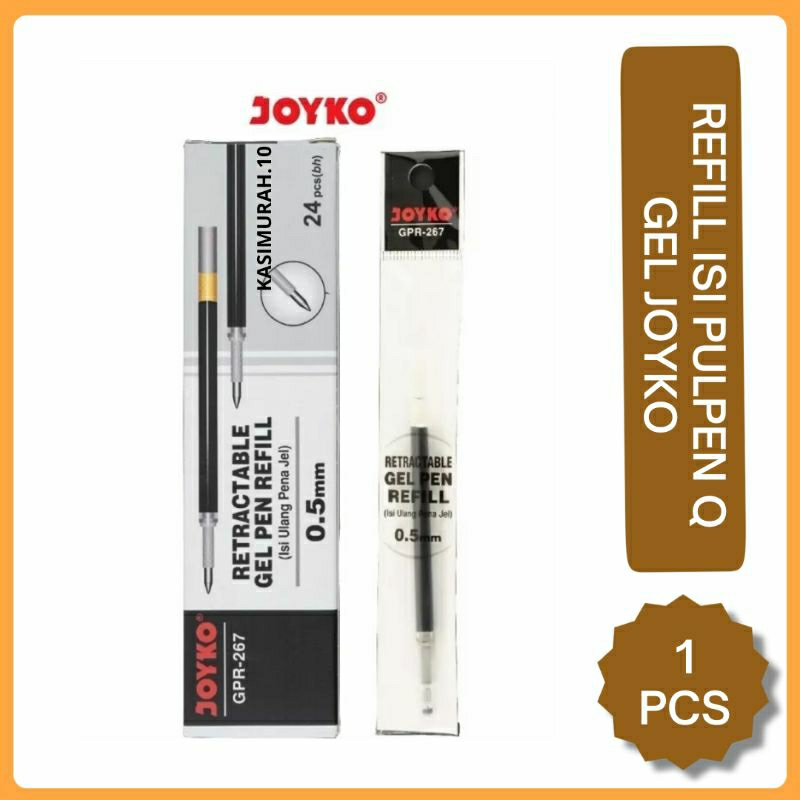 

(1 PCS) Tinta Isi Ulang Pulpen Joyko Q Gel / Refill Tinta Q Gel Joyko