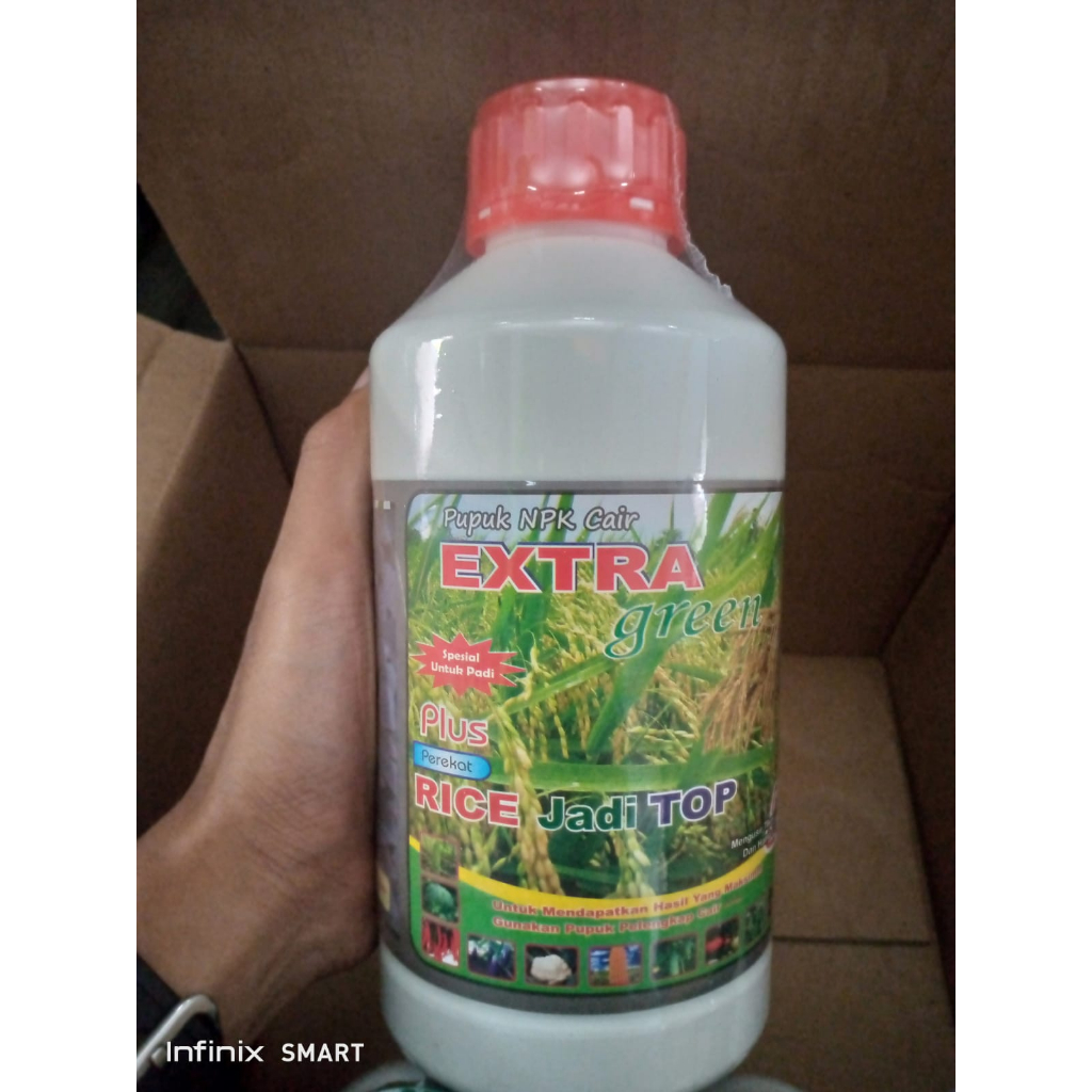 Pupuk NPK Padi Rice Top Anti Tikus 1 Liter Membuat Lebih Berisi