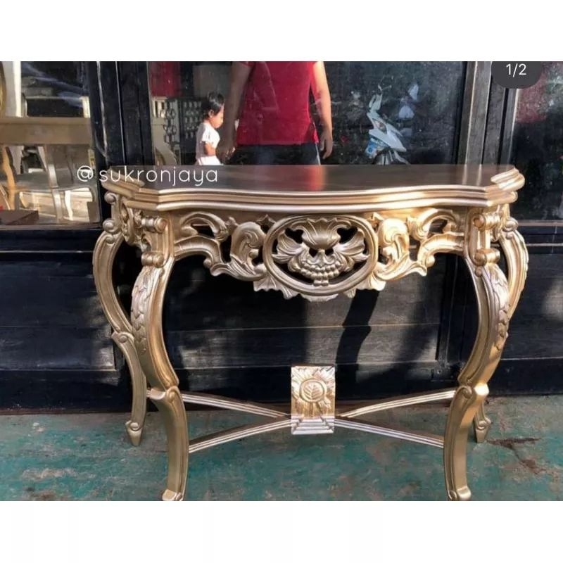 meja anggur / meja ukir jepara