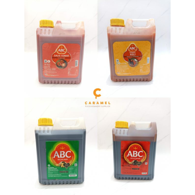 

saos abc jurigen - sambal - tomat - kecap asin - kecap manis