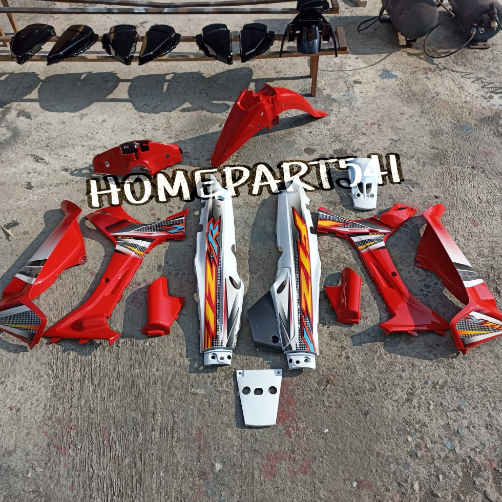 FULL BODY HALUS YAMAHA FIZ R FIZR MERAH PUTIH