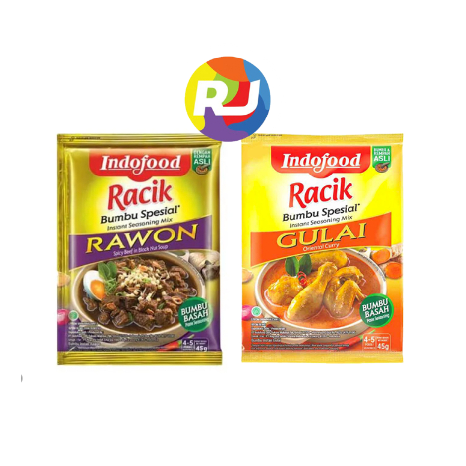 

Indofood Racik Spesial Bumbu Masak Sachet 45gr- Rawon / Gulai