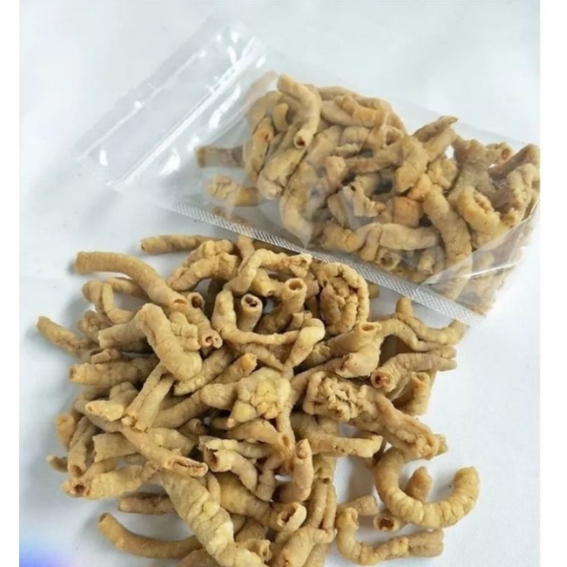 

Terlaris! Keripik usus ayam renyah/ Keripik usus ayam premium - 250 gr