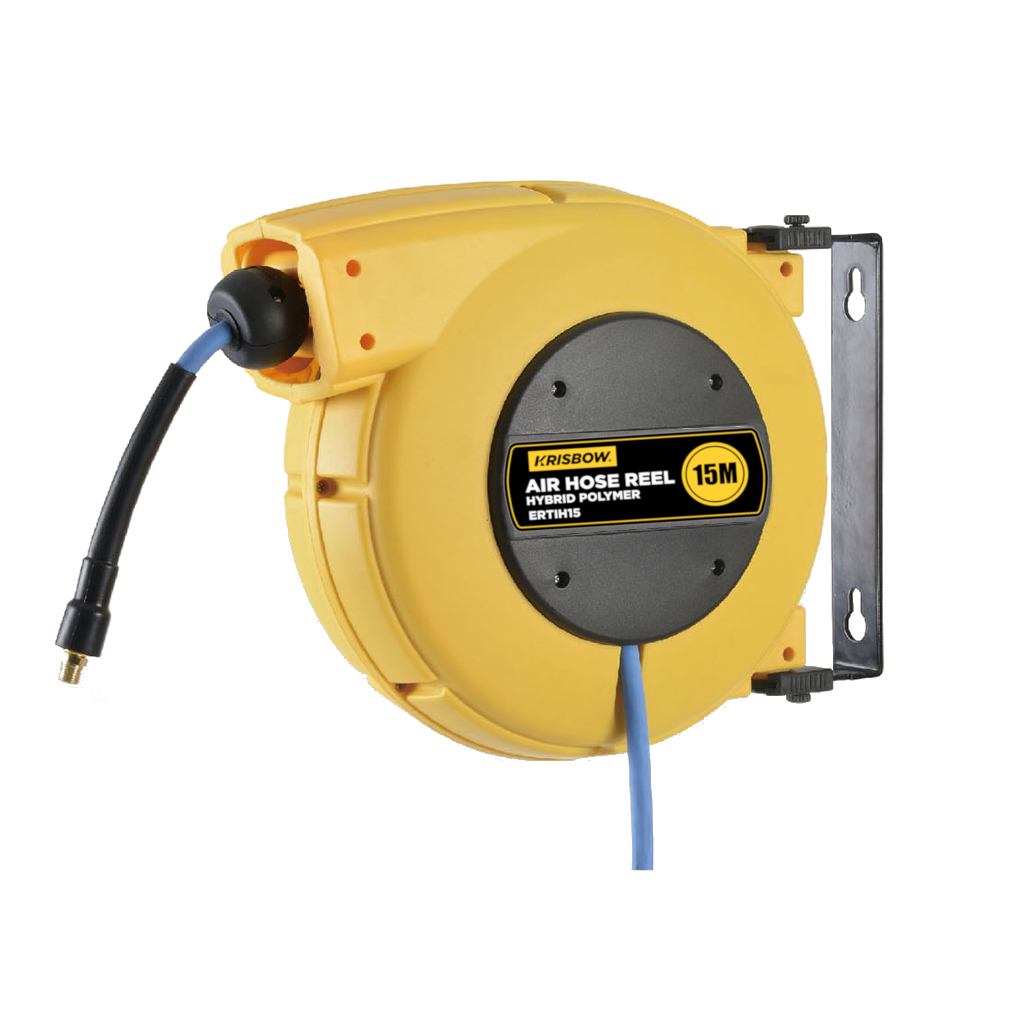 AIR HOSE REEL HYBRID POLYMER KRISBOW  6M, 9M,15M ERTIH15