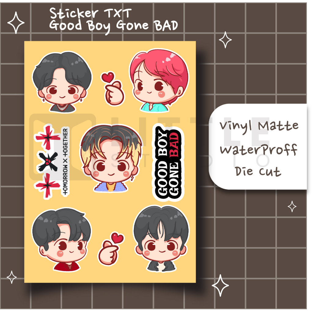 

STICKER DECO TOMORROW BY TOGETHER WATERPROOF