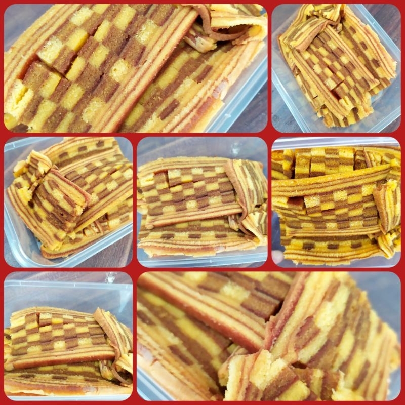 

GR Gurih Legit Pinggiran Potongan Kue Lapis Legit Premium Butter Wijsman Enak